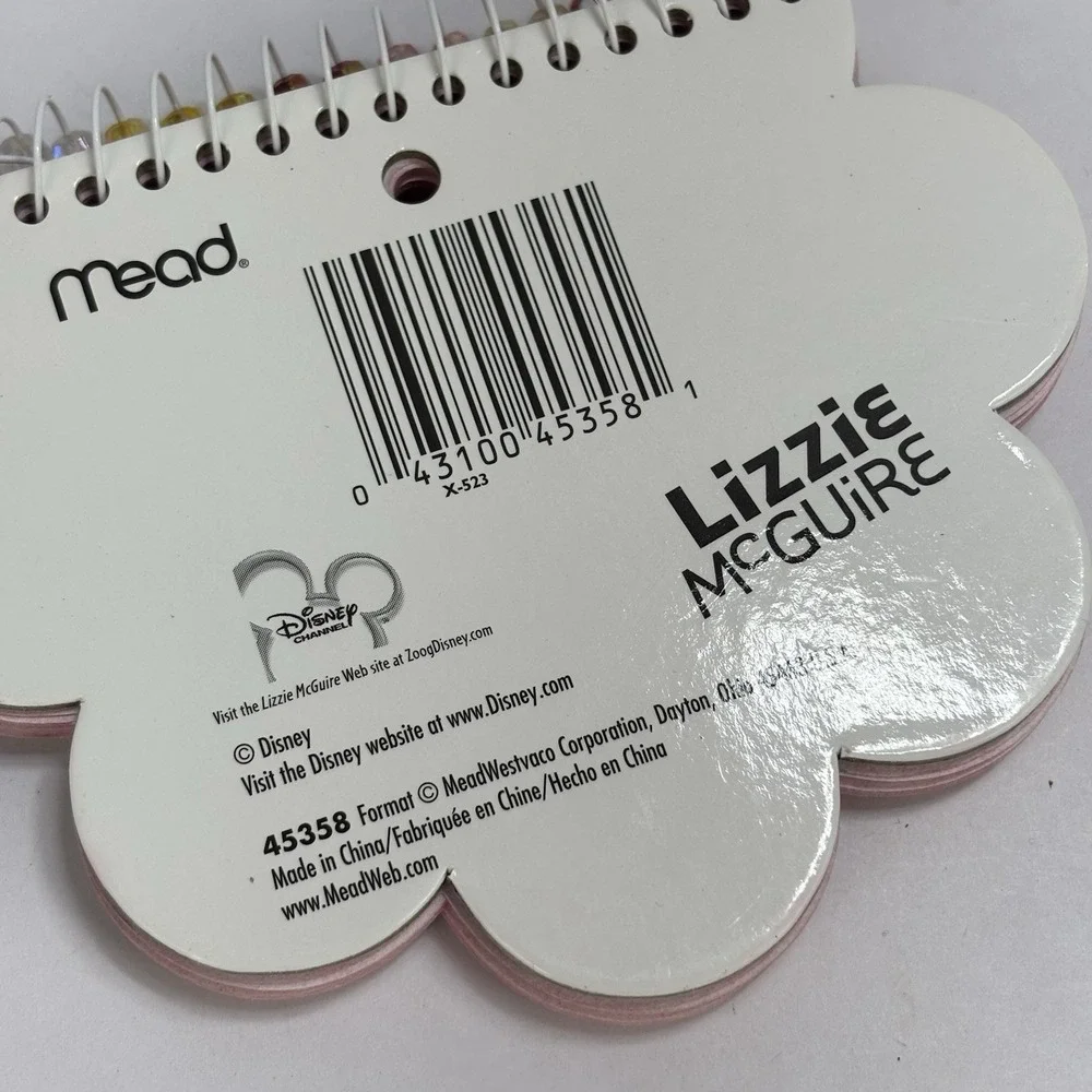 Lizzie McGuire Notebook Beads Flower Disney